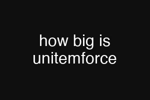 how big is unitemforce